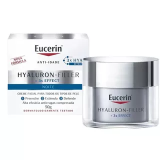 Creme facial noturno Eucerin Hyaluron-filler X3 Effect 50ml