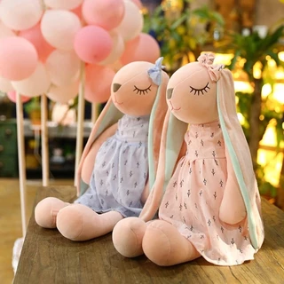 Pelúcia naninha 35 cm para bebe brinquedos coelho Páscoa fofo ursino infantil boneca