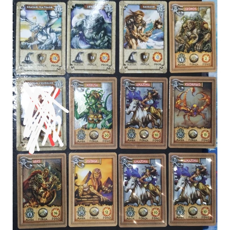 Coleção Cards Dracomania e Mythomania