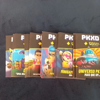 PKXD livretos novos com todos os adesivos. vendo ou troco por GOGOS que ainda não tenho.