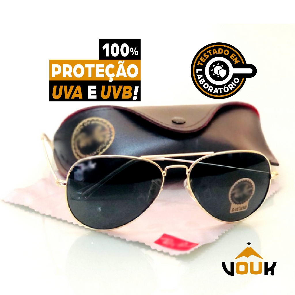 Óculos de Sol Aviador – LINHA PREMIUM VOUK