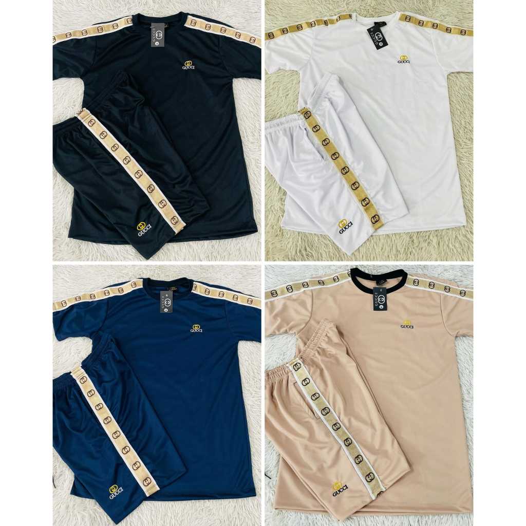 Conjunto Masculino Dry-fit Bermuda+Camiseta Mod.GU02