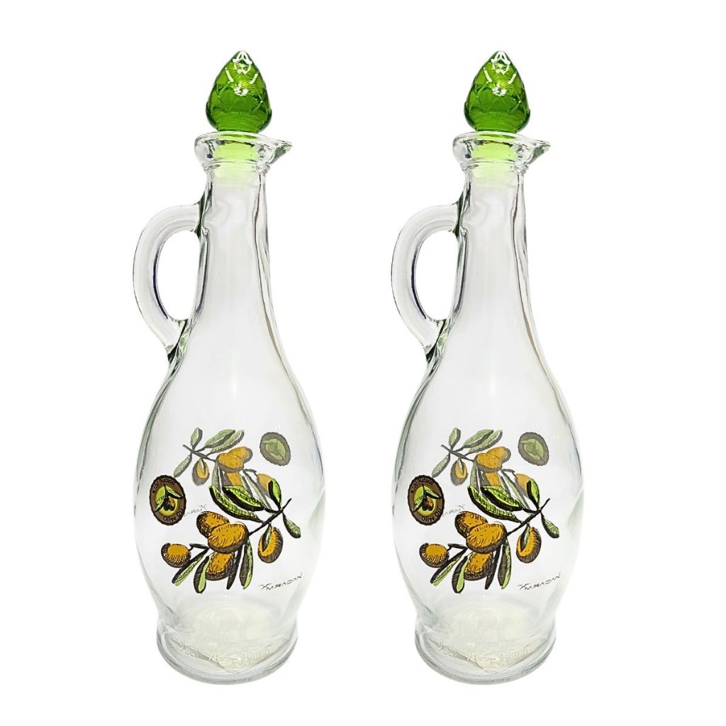 2 Garrafa porta Azeite importada 750ml com Tampa