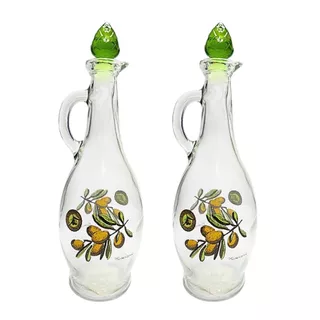 2 Garrafa porta Azeite importada 750ml com Tampa