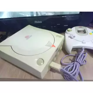 Dreamcast sega original lendo tudo