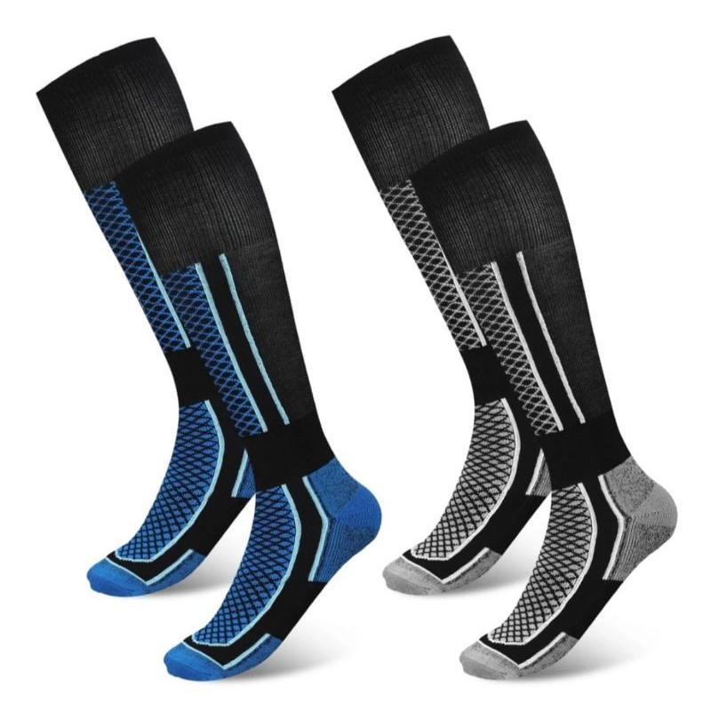 Meia térmica grossa de Lã N 36 a 45 neve meias snowboard esqui long win SKI masculina feminina