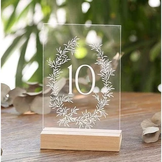 Display Marcadores De Mesa Acrílico Festa Troféu 20x14 Casamento Formatura Porta Retrato Aniversário Debutante em Oferta na Shopee