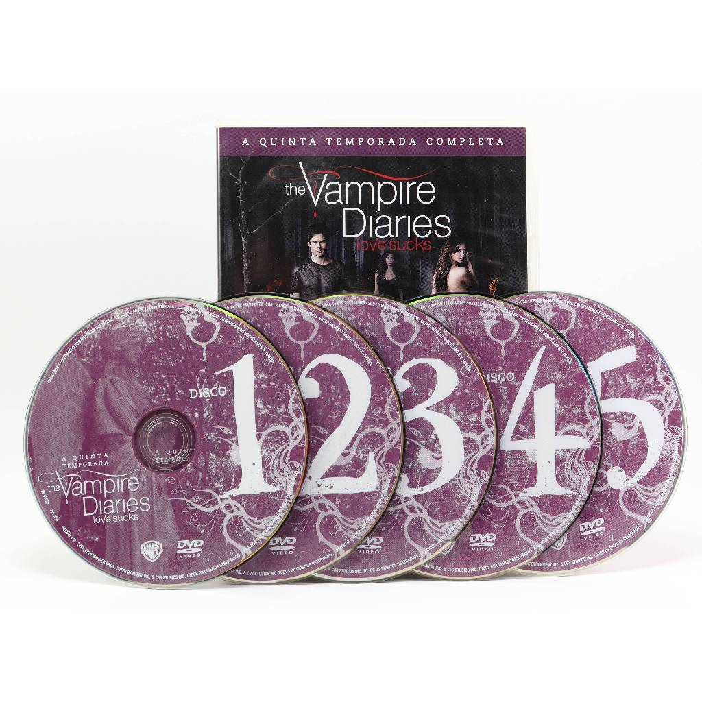 Série The Vampire Diaries 5ª Temporada Completa / Diarios De Um Vampiro ...