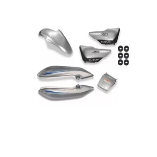 Conjunto Carenagem Suzuki Yes 125 Adesivada Com Borrachas 2009