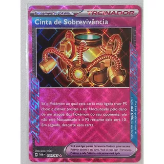Carta Pokemon Cinta de Sobrevivência (164/167) TWM