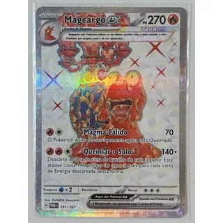 Carta Pokemon Magcargo ex (191/167) TWM