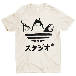 Camiseta Adidli Studio Ghibli 100% Algodão Camisa Blusa Envio Rápido em 24 horas