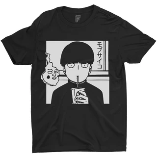 Camiseta Mob Psycho 100% Algodão Camisa Blusa Envio Rápido em 24 horas