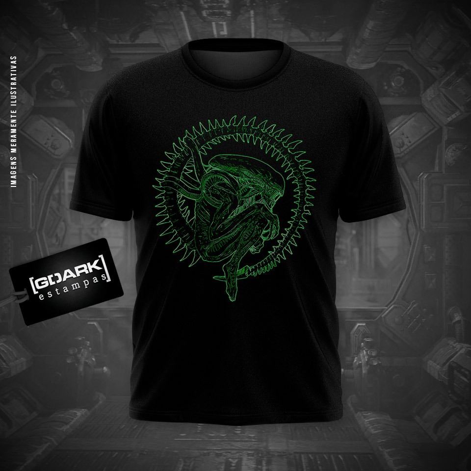 Camiseta Alien Xenomorph Spin