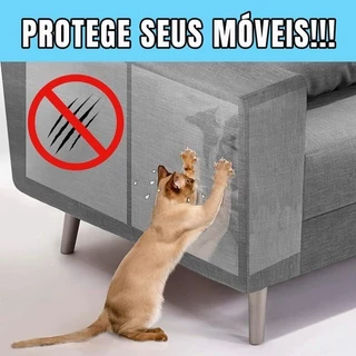 10pcs Filme anti arranhador / arranhão para cantos - protetor de arranhões transparente flexível gato gatos protege móveis sofá - película anti risco - fita do gato
