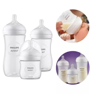Kit 3 Mamadeiras Pétala Anticólica 125/260/330ml Philips Avent