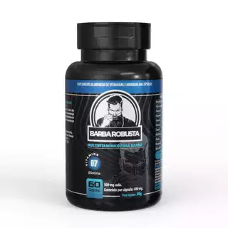 Multivitamínico 60 Cápsulas vitamina B7 biotina 500 mg original