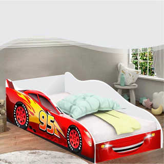 adesivos cama carro Solteiro carros vermelho mcqueem