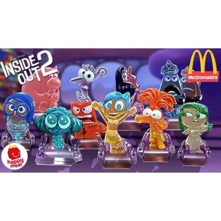 Bonecos Coleção Divertidamente 2 - Pixar 2024 Mcdonalds animação Mcdonalds lança tazo