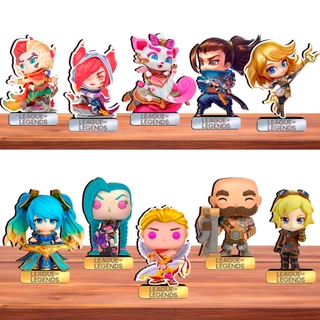 Totem Centro de mesa League of Legends Mdf Colecionável 12 cm Enfeite Decoração Geek Nerd Gamer