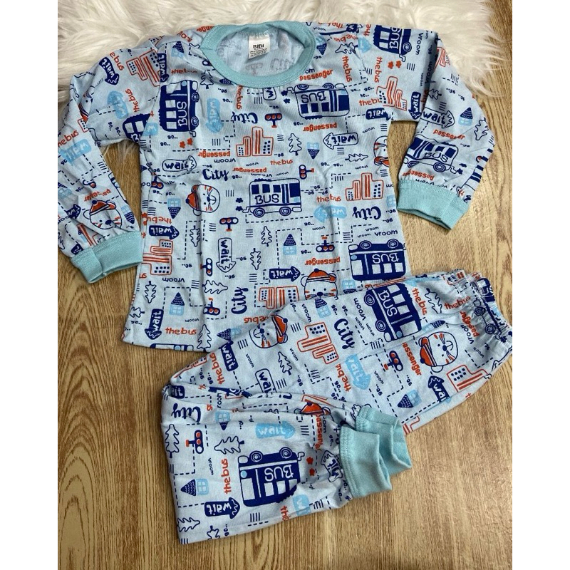 Pijama Inverno Bebê Menino Longo Roupa De Dormir Infantil De Algodão 1 ...