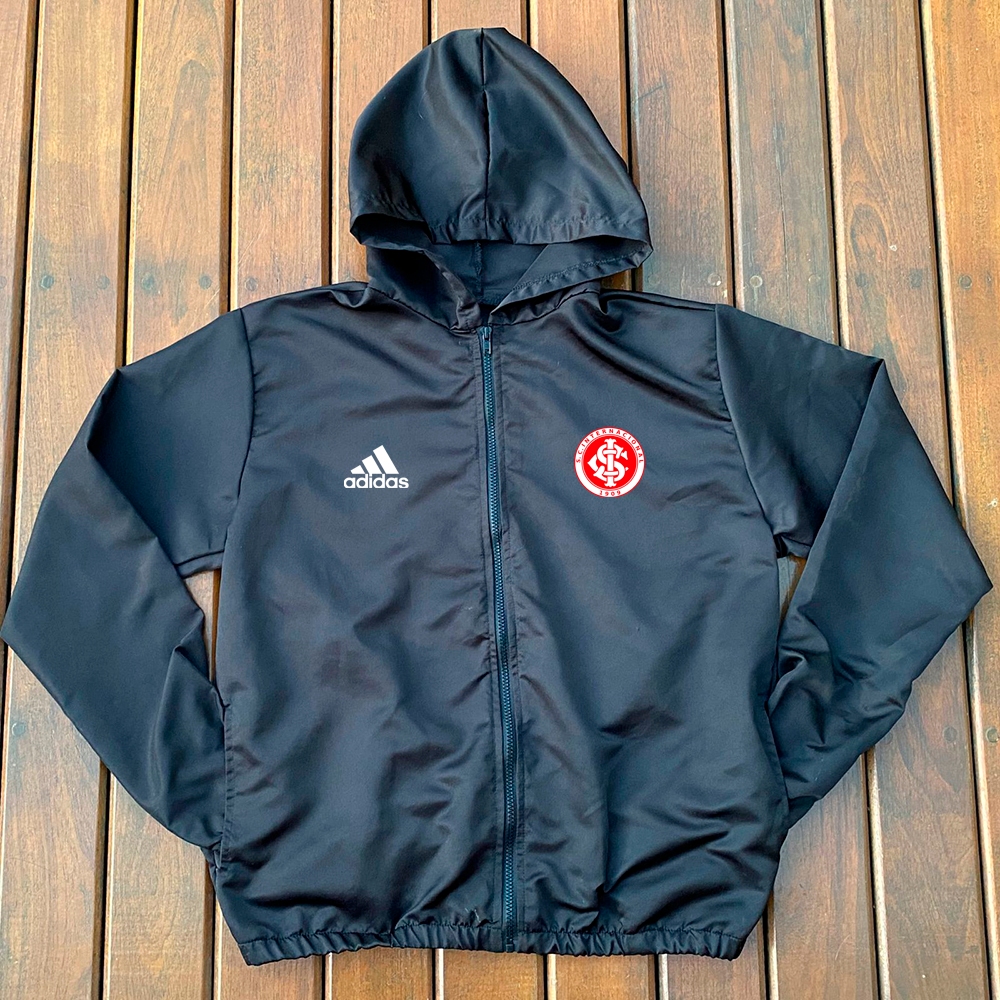 Jaqueta Corta Vento - Inter RS Masculino com Capuz e Bolso Lateral Novidade 2024
