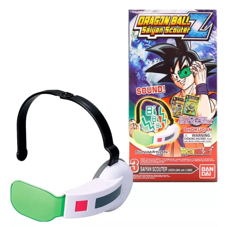 Dragon ball Z Scouter Rastreador Cosplay C/ Som Bandai Green | Shopee ...