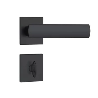 Fechadura Porta de Banheiro Stam 823/35 Preto Fosco 40mm