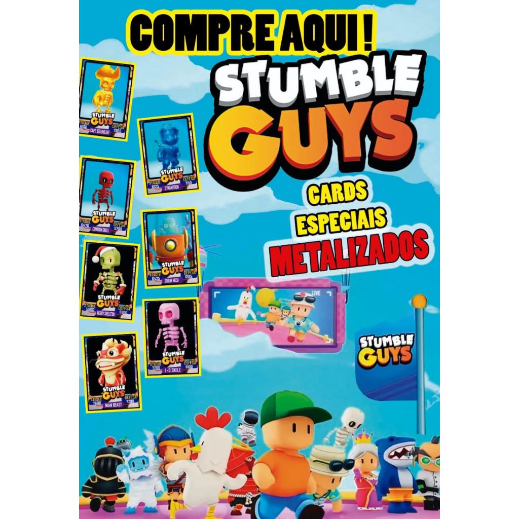 40 cards STUMBLE GUYS PD = 10 pacotes fechados