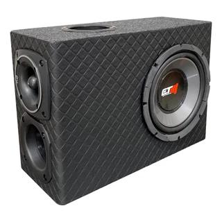 Caixa Som Automotivo Pequena Subwoofer 8 Polegadas Slim Grave Carro Corneta Tuiter Driver Tweeter