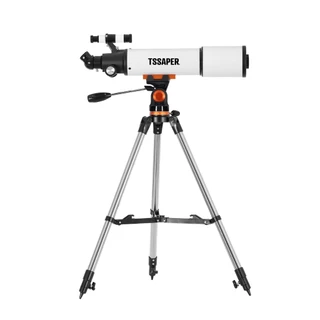 Telescópio astronômico Refrator Distância focal 500mm E Objetiva 80mm com case bolsa Tssaper TLES85 em Oferta na Shopee