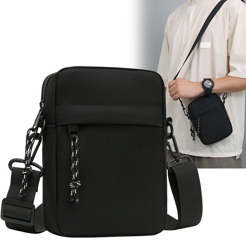 Shoulder Bag Preto Mini Everbags Bolsa Masculina Tira Colo Pochete