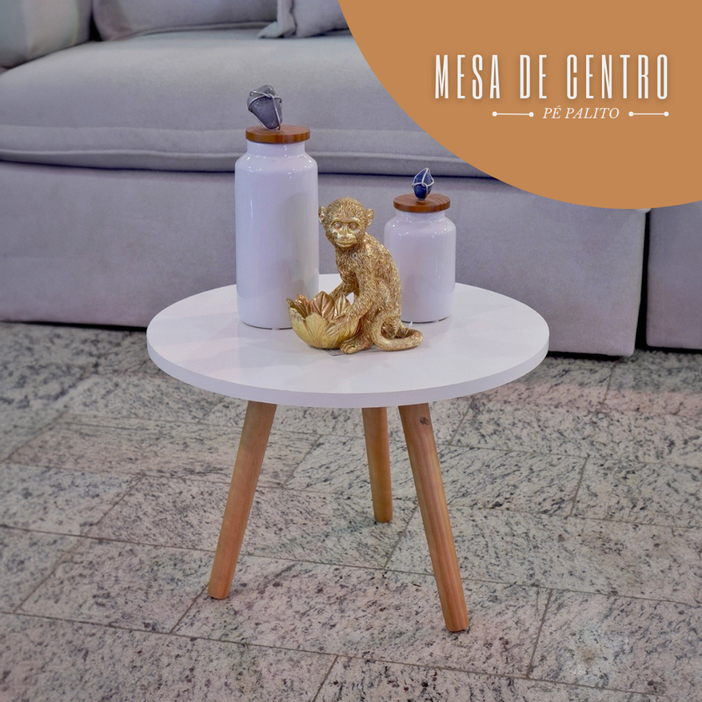 Mesa De Centro Decorativa Para Sala Sofa