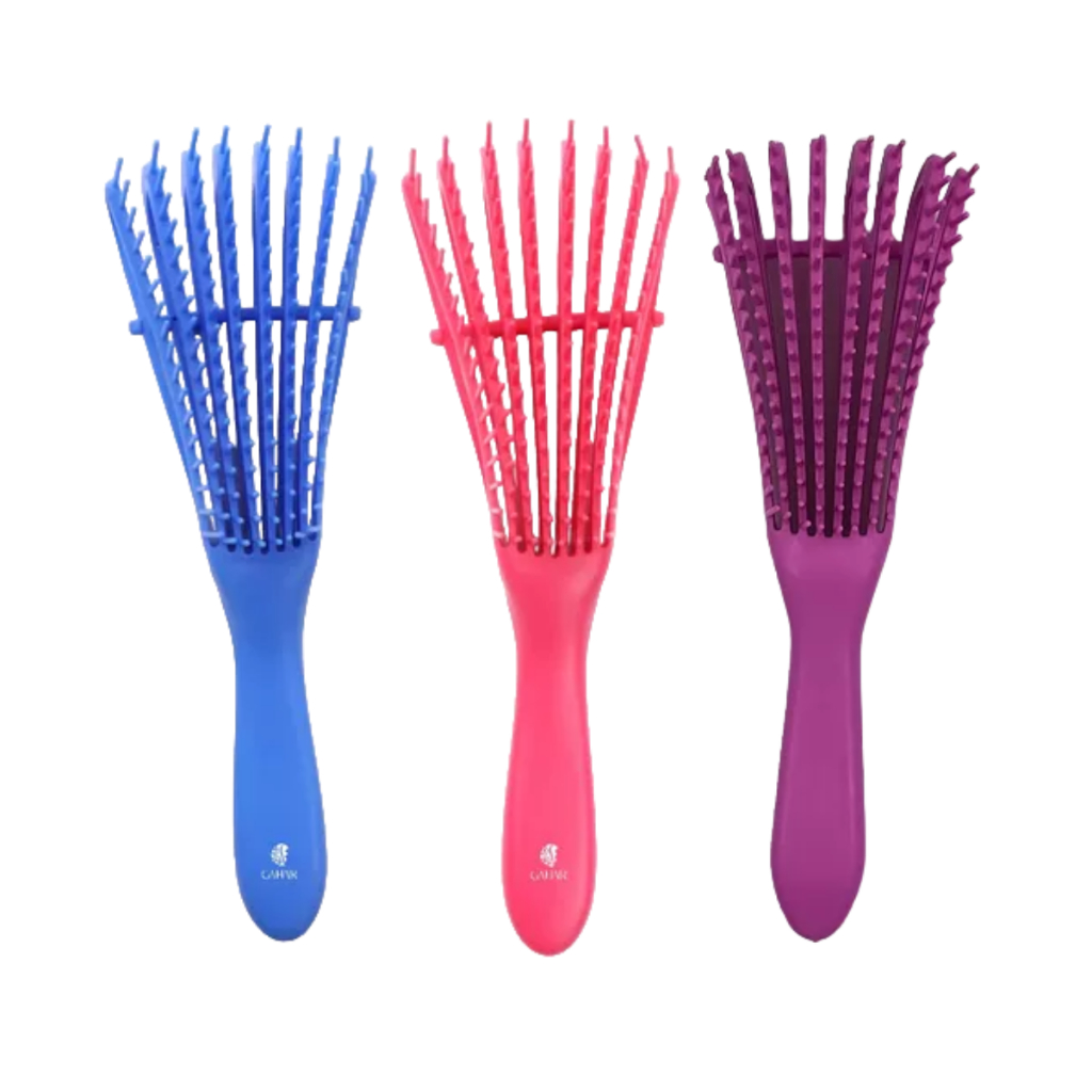 Pente Escova de Cabelo Polvo Para Cabelo Liso Cacheado Crespo Seco ...