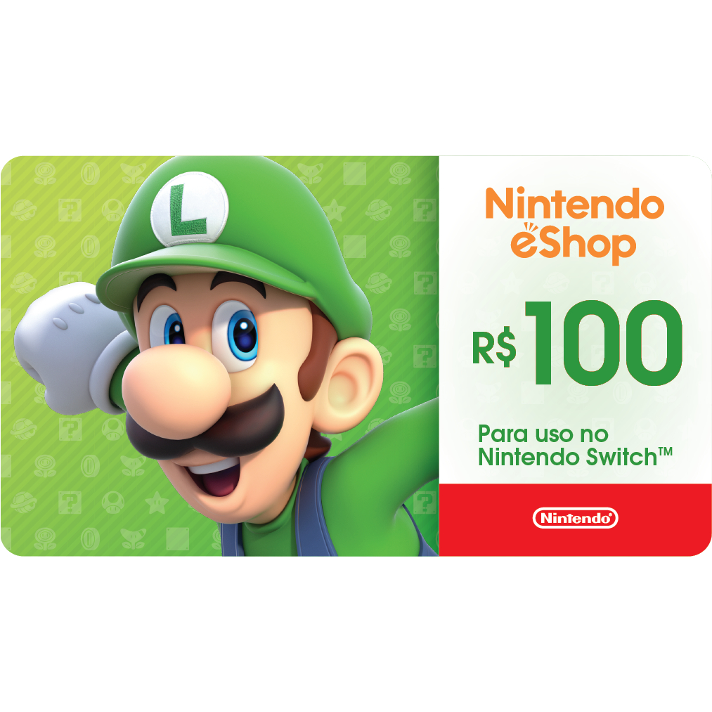 Gift Card Digital Nintendo - R$100