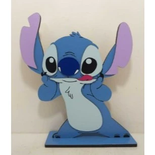 Display De Mesa Stitch Mdf Decorativo Para Festas e Aniversários
