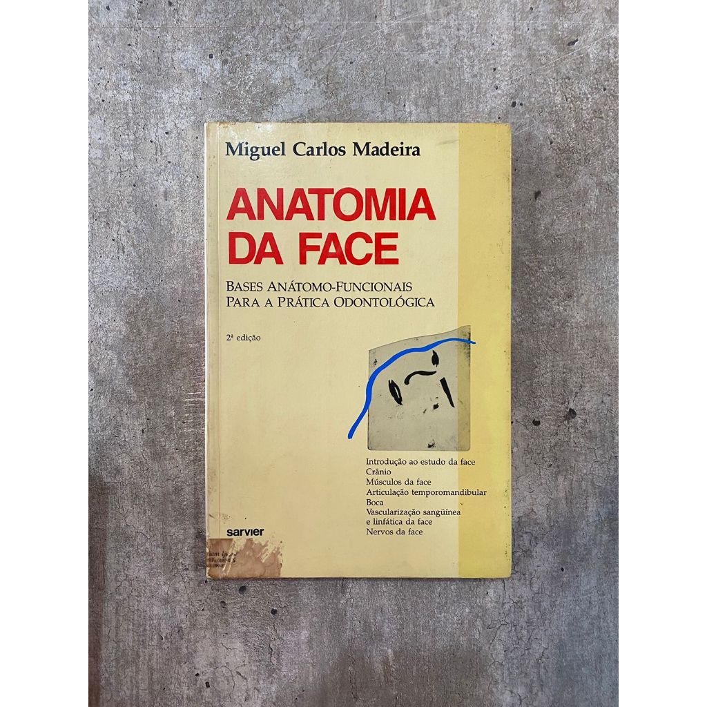 Anatomia da Face - Miguel Carlos Madeira | Shopee Brasil
