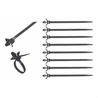10 Abraçadeiras Nylon Enforca Gato Cinta Presilha Chicote Resistente Hellermann