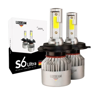 Par Super Led S6 Ultra 6500k H1 H3 H4 H7 H11 H8 HB3 HB4 Lâmpada Luxbeam 6500k Branca