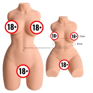 Boneca Sexual Realística Masturbador Corpo Feminino Base Reta com Ânus Vagina E Seios