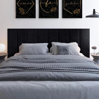 KIT CABECEIRA DE CAMA ESTOFADA MODULAR PREMIUM - ENVIO IMEDIATO