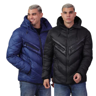 Jaqueta Puffer Frio Intenso Blusa Impermeável Inverno Slim