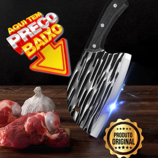 Cutelo de Carne Faca Corte Preciso de Ossos Aço de Alto Carbono Afiada Açougueiro Garanta o Seu!