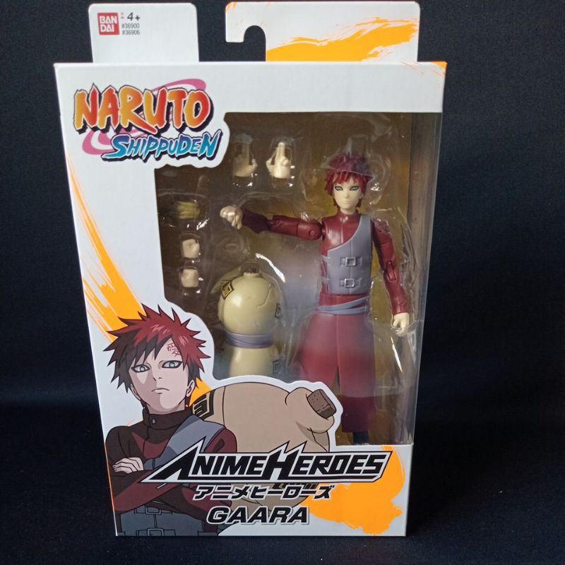 Action Figure Gaara Naruto Shippuden - Anime Heroes Lacrado | Shopee Brasil