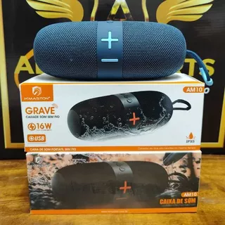 Caixa de som H-Mastom - Caixa com Grave Perfeito Alto - Bluetooth - Resistente a água! Caixa de Som