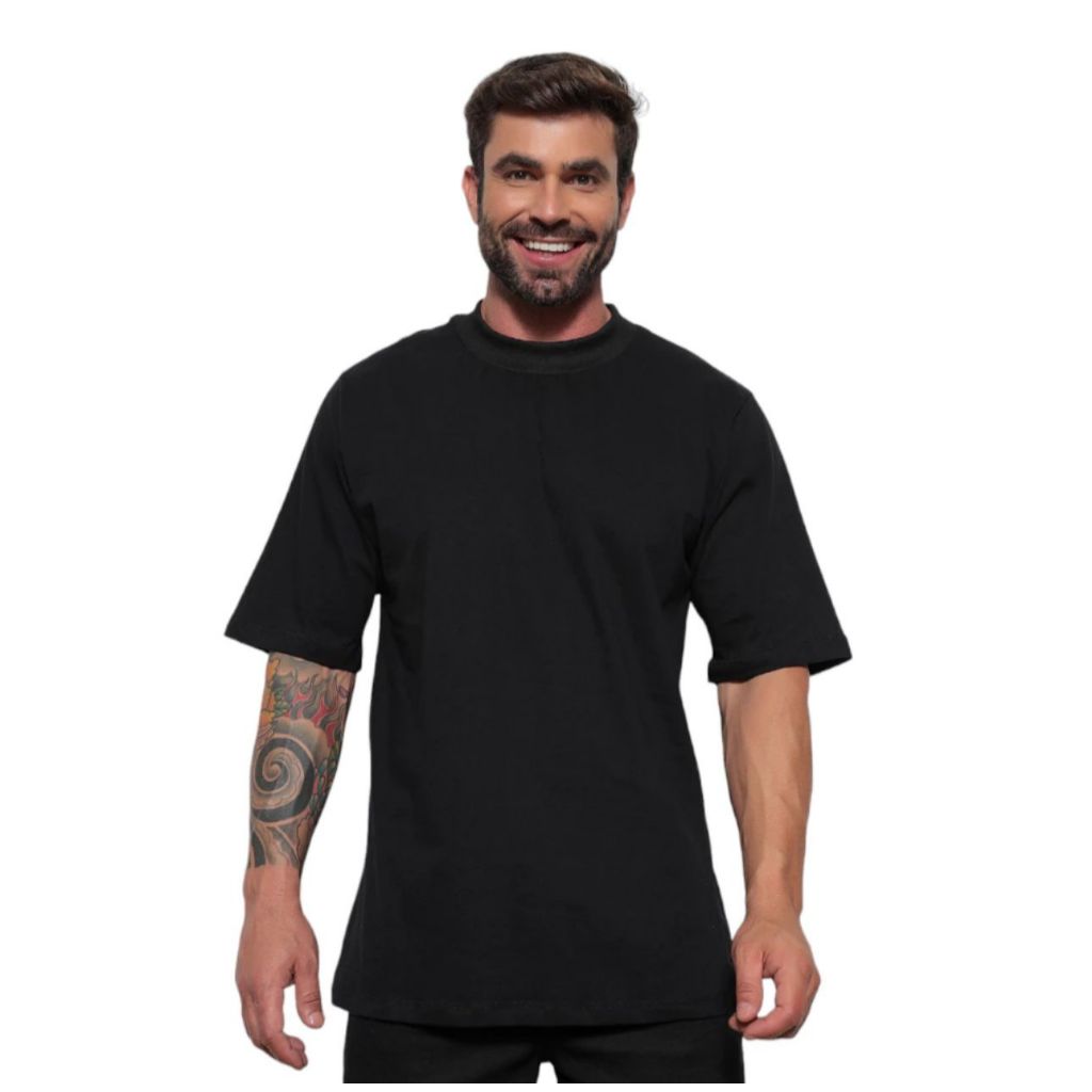 Camiseta Oversized Fio 30.1 Linha Premium Salmão