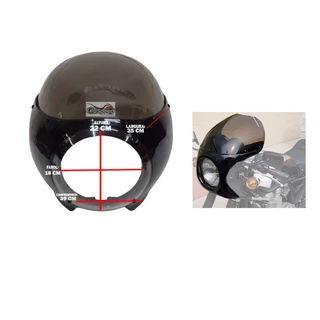 CARENAGEM FRONTAL HARLEY 2023 CAFE RACER PRETA