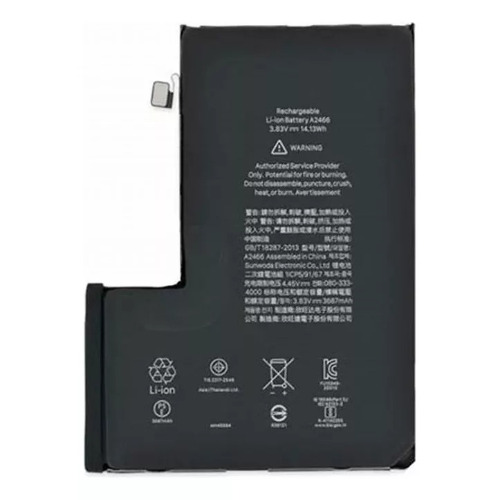 Bateria de Iphone 13 Pro Max Premium Saude 100% Original Nota