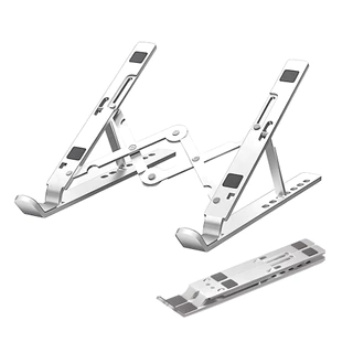 Kit 3 Suporte De Alumínio Ajustável/Regulável Para Notebook E Macbook Escritório