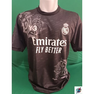 CAMISA REAL MADRID Y-3 PRETA 2023/2024 - - Envio Imediato